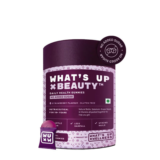 Gomitas naturales biotina Whats-Up-Wellness envase frontal