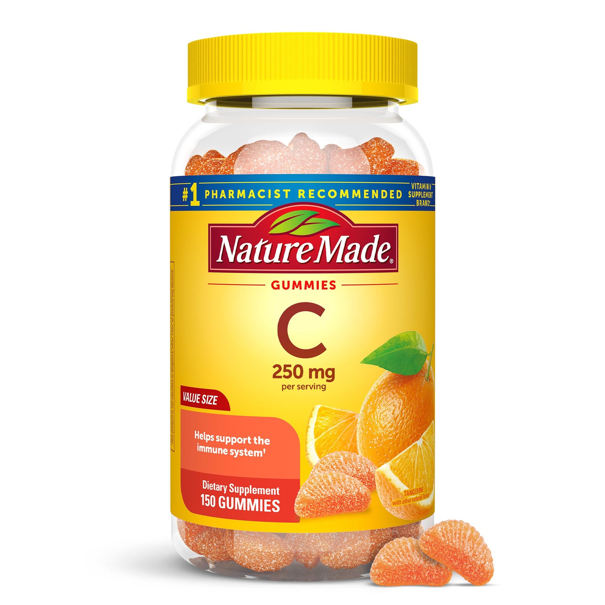 Gomitas Nature Made Vitamina C 250 mg frasco de 150 unidades