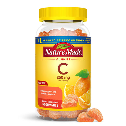Gomitas Nature Made Vitamina C 250 mg frasco de 150 unidades