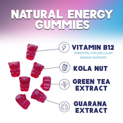 Gomitas Nature's Nutrition suplemento para correr y ciclismo