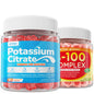 Gomitas NEVISS con vitaminas B y potasio en frascos