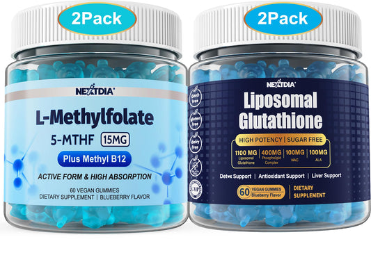 Gomitas Nextdia L-Metilfolato y Metil B12 frasco principal