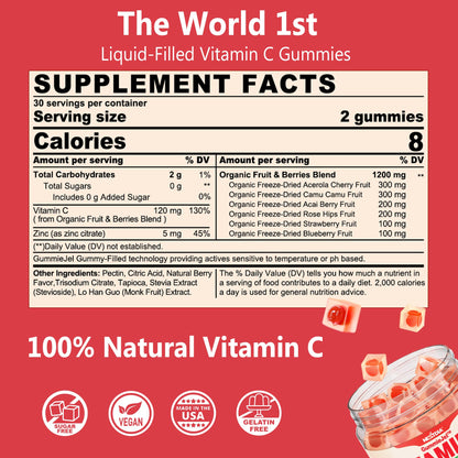 Gomitas Nextdia sin azúcar vitamina D3 K2 y vitamina C alimentos
