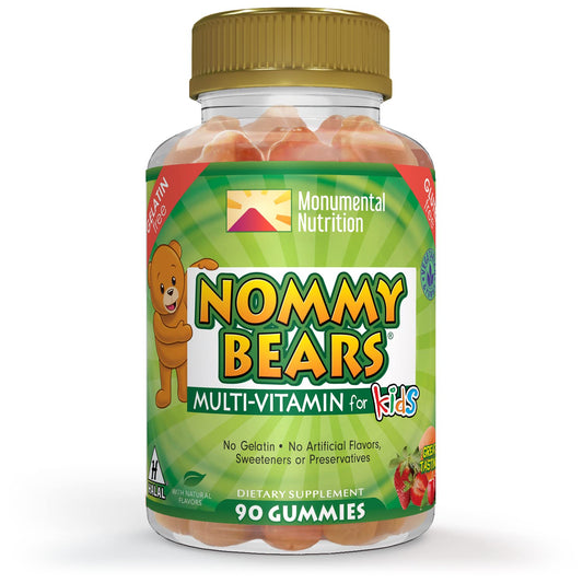 Frasco de gomitas Nommy Bears para niños
