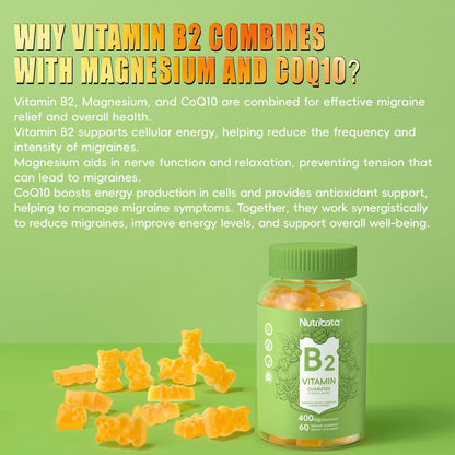 Gomitas Nutribota vitamina B2 sabor naranja natural