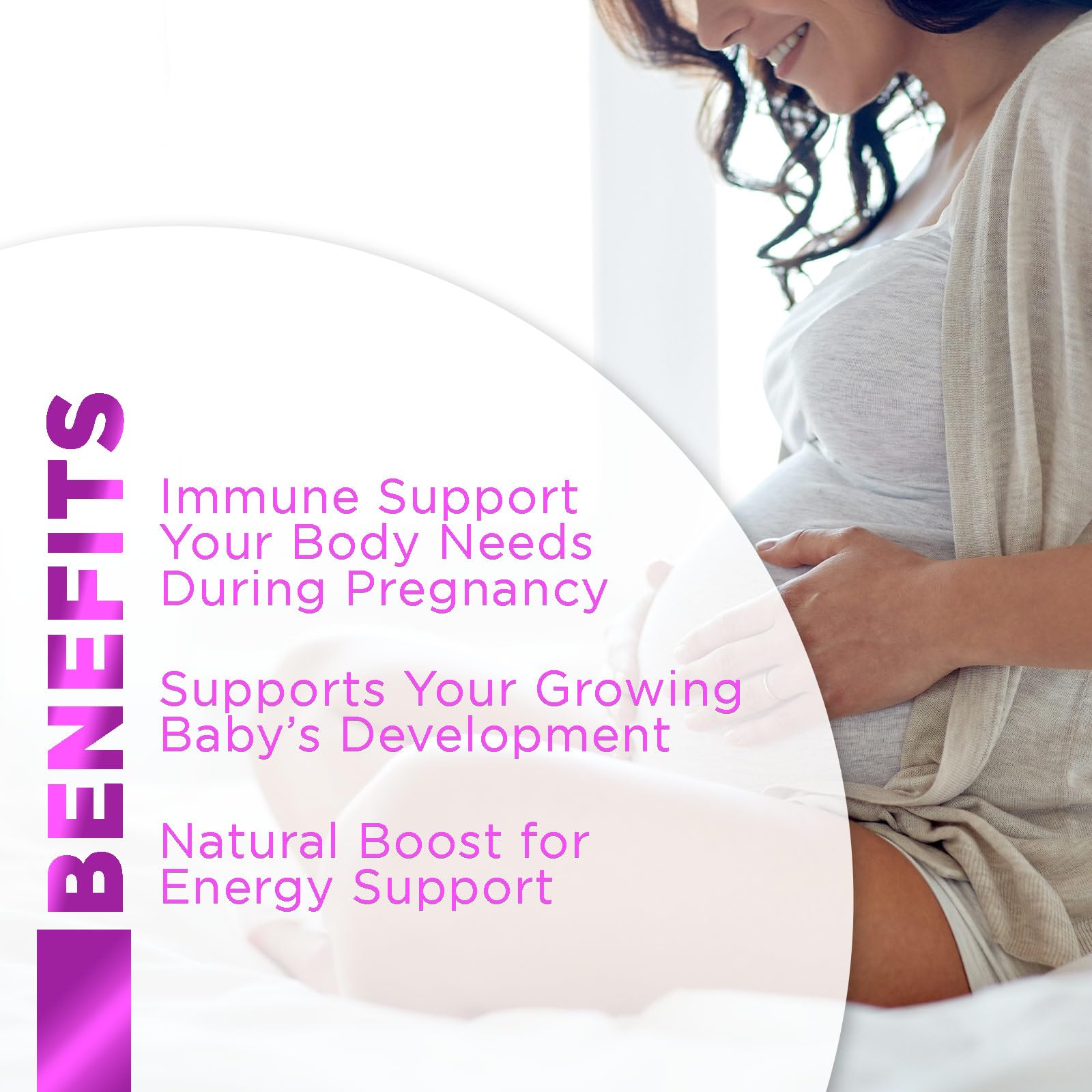 Gomitas nutricionales prenatales con vitaminas y minerales esenciales