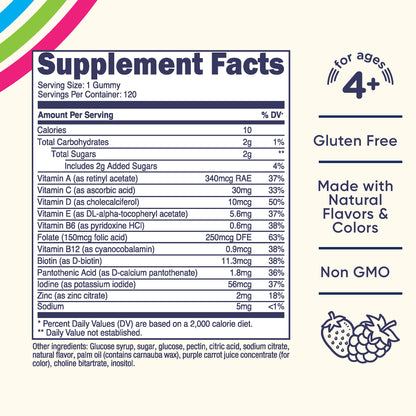 Gomitas Nutricost vitaminas y minerales