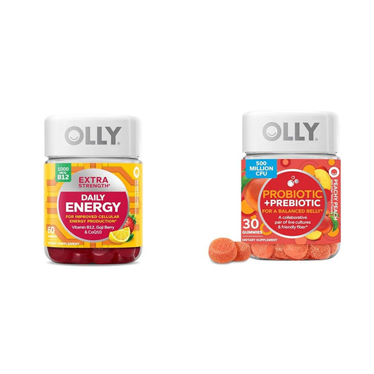 Gomitas OLLY energía extra fuerte sin cafeína sabor berry yuzu