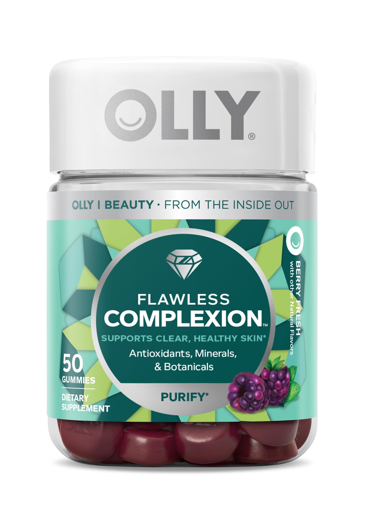 Gomitas OLLY para piel sana sabor frutos rojos naturales