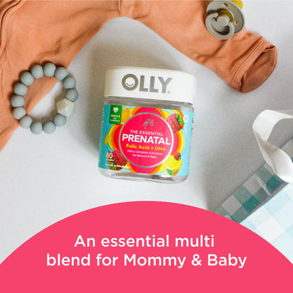 Gomitas OLLY prenatal salud mamá y bebé.
