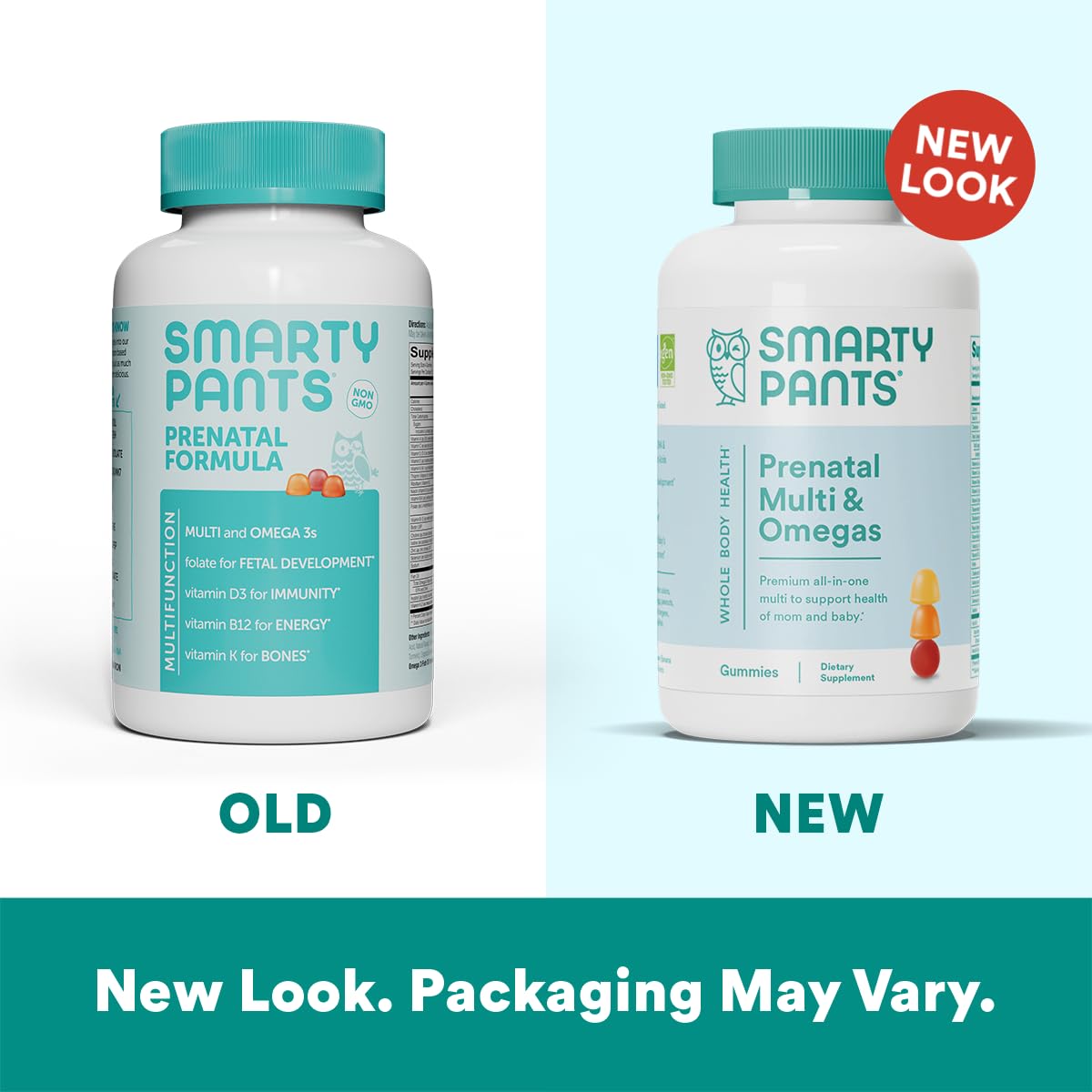 Gomitas para embarazadas SmartyPants con vitaminas y minerales naturales