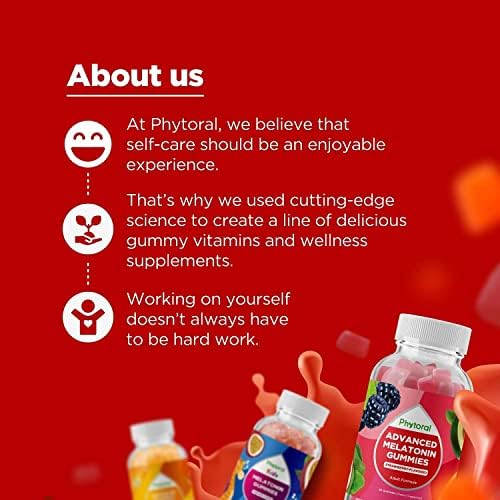 gomitas phytoral vitaminas para cabello piel y uñas 60 u