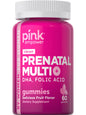 Gomitas PINK vitaminas prenatales con DHA y ácido fólico