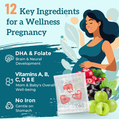 Gomitas prenatales en forma de corazón Quorinthiumax