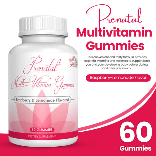 Detalle de gomitas prenatales con DHA y ácido fólico Mila Miamor