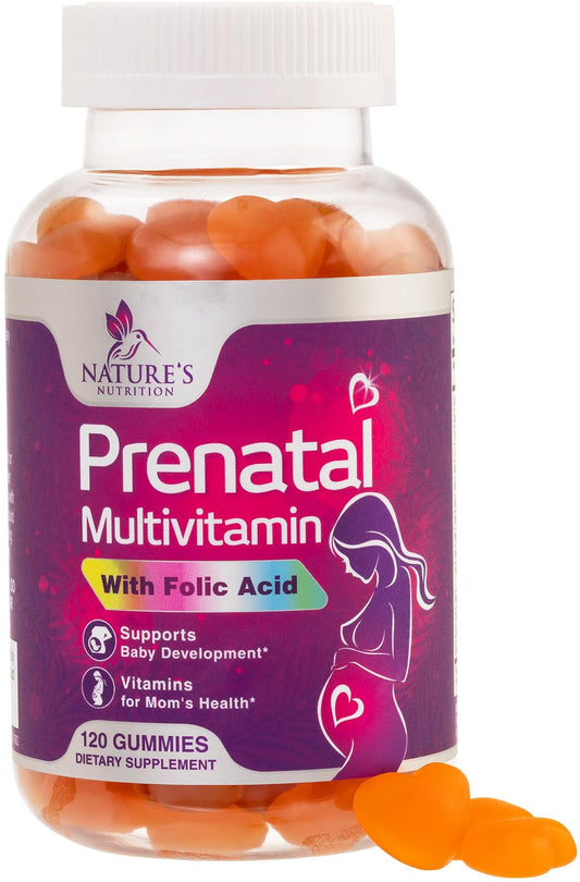 Gomitas prenatales Nature's Nutrition vitamina ácido fólico