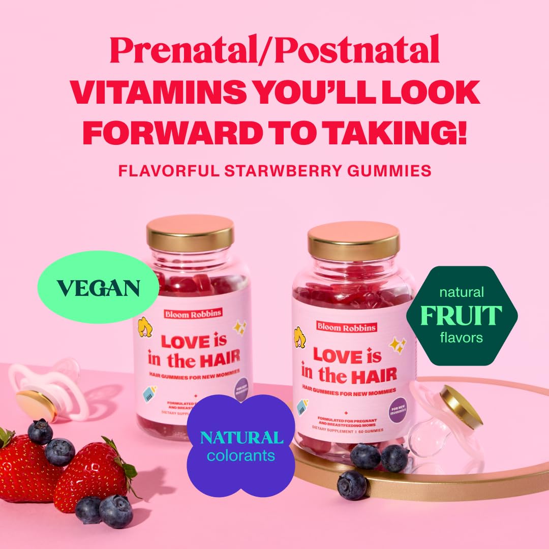 Gomitas prenatales rosa Bloom Robbins sabor fresa