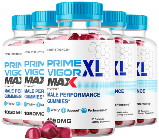 Gomitas Prime Vigor XL Max para rendimiento masculino