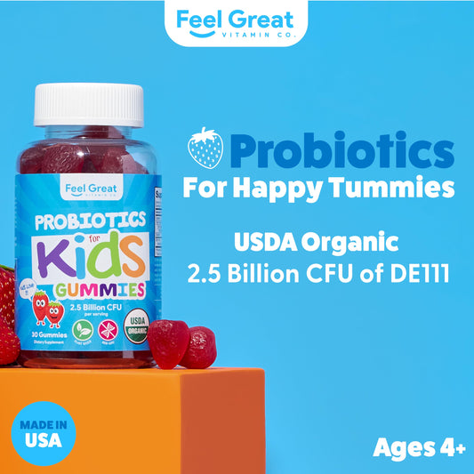 Gomitas probióticas infantiles para salud digestiva