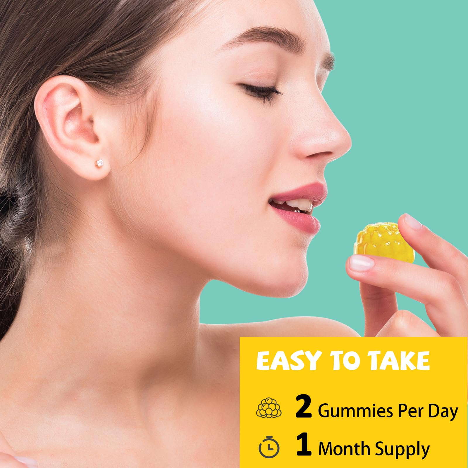 Gomitas PYUNAFIT vitamina E apoyo piel y cabello saludable