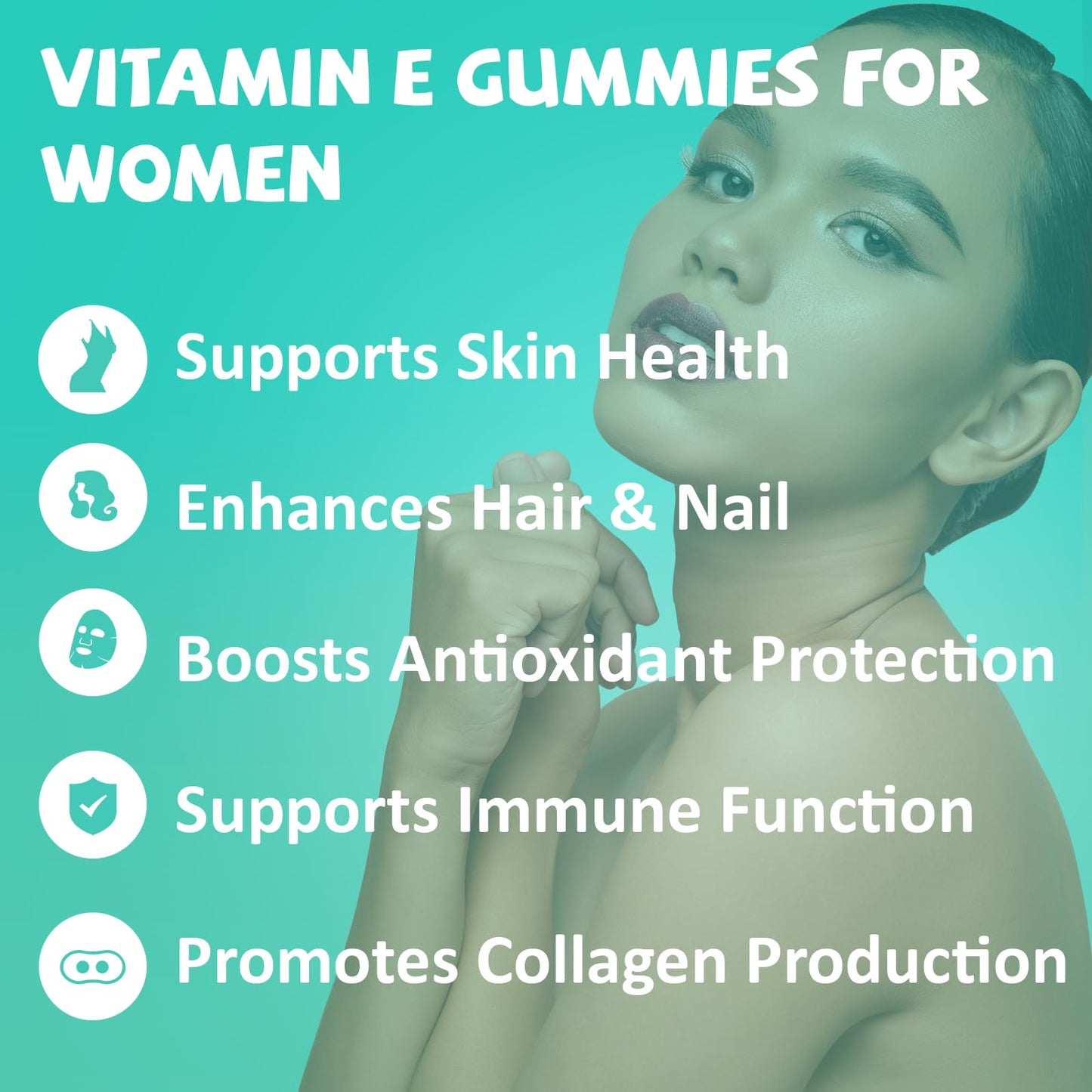 Gomitas PYUNAFIT con vitaminas A,C,E y zinc lado