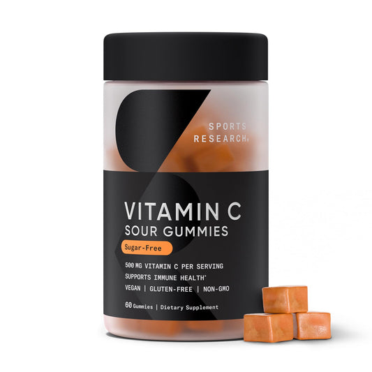 Detalle gomitas sabor cereza de Sports Research