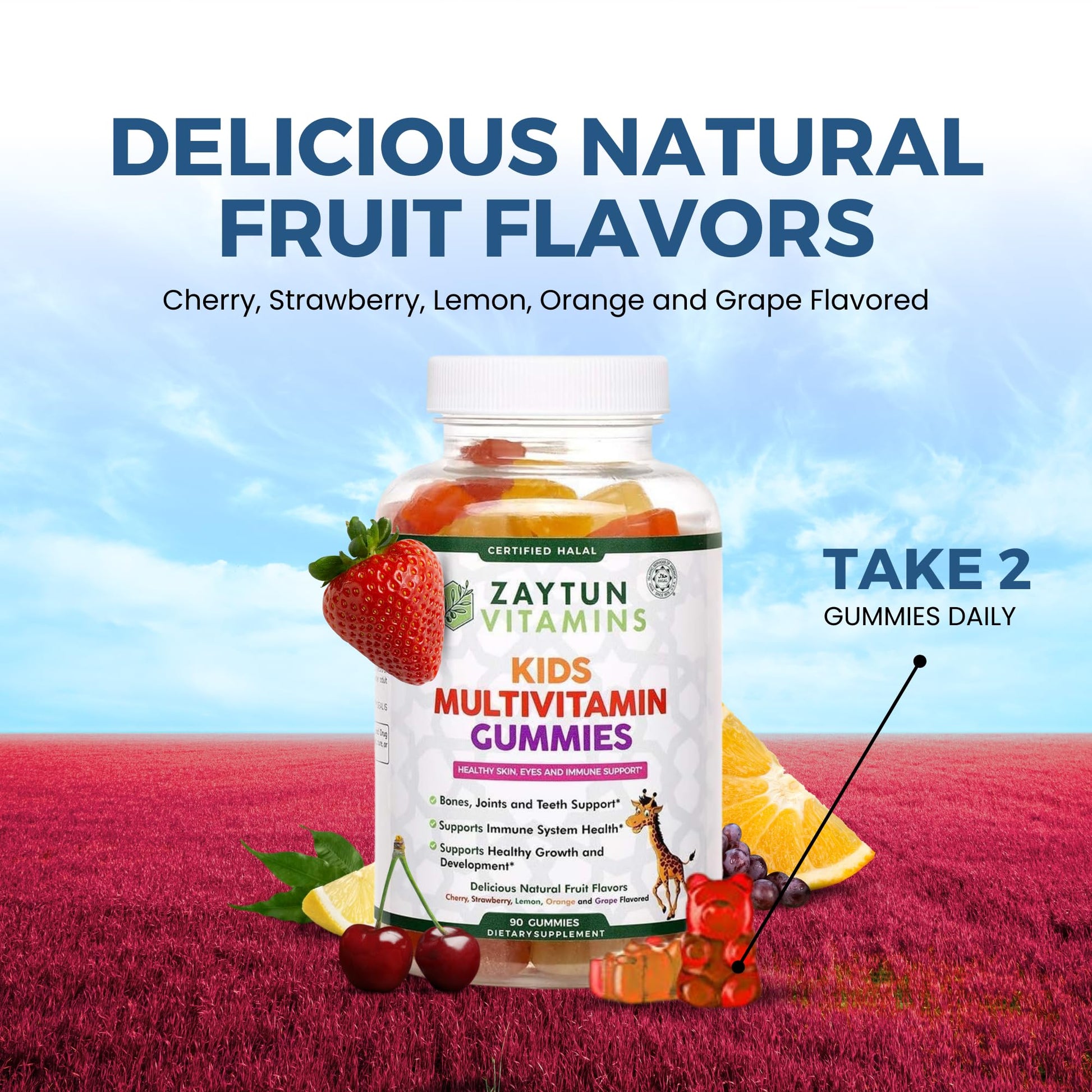 Gomitas Zaytun de sabores naturales a base de frutas