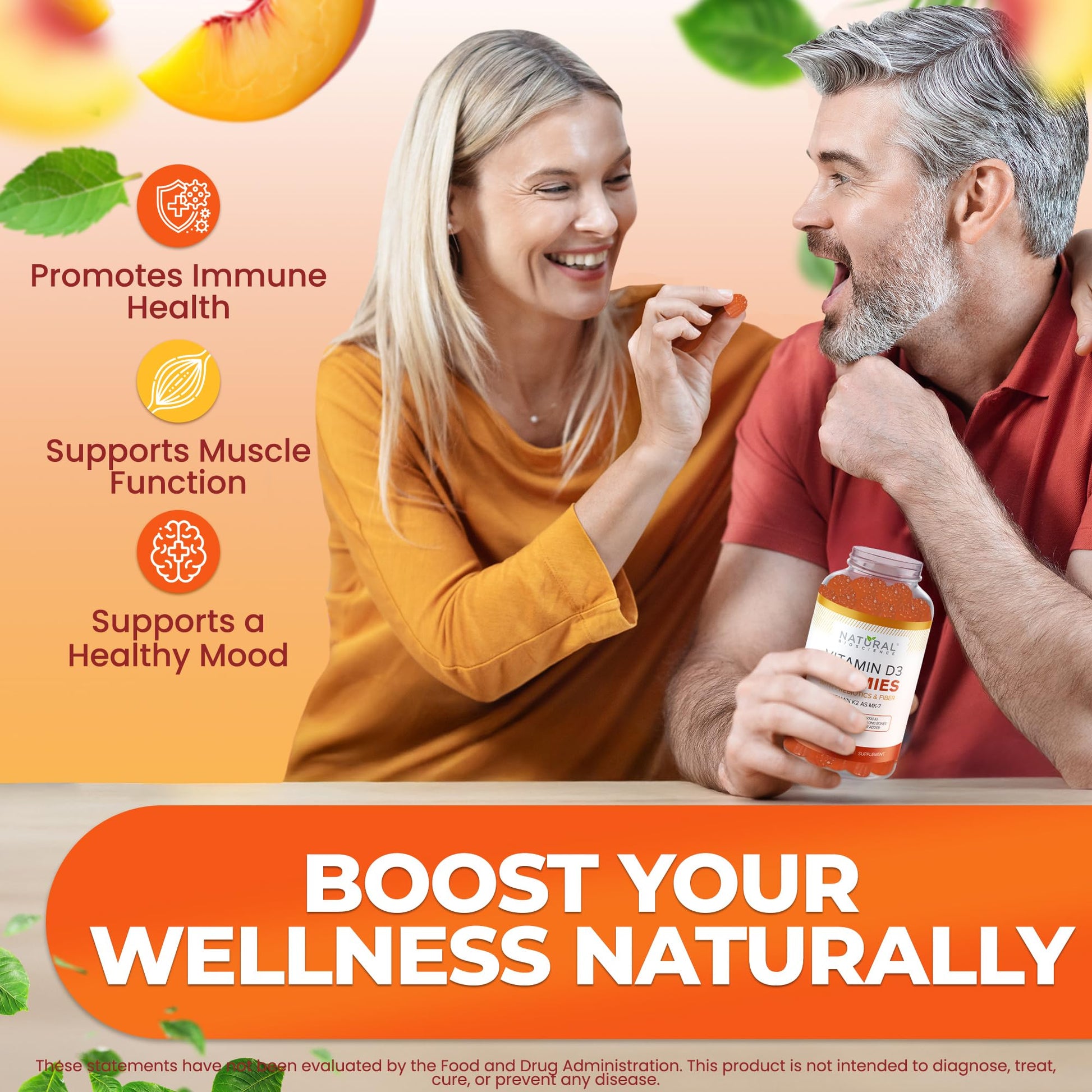 Gomitas para salud ósea Natural BioScience envase