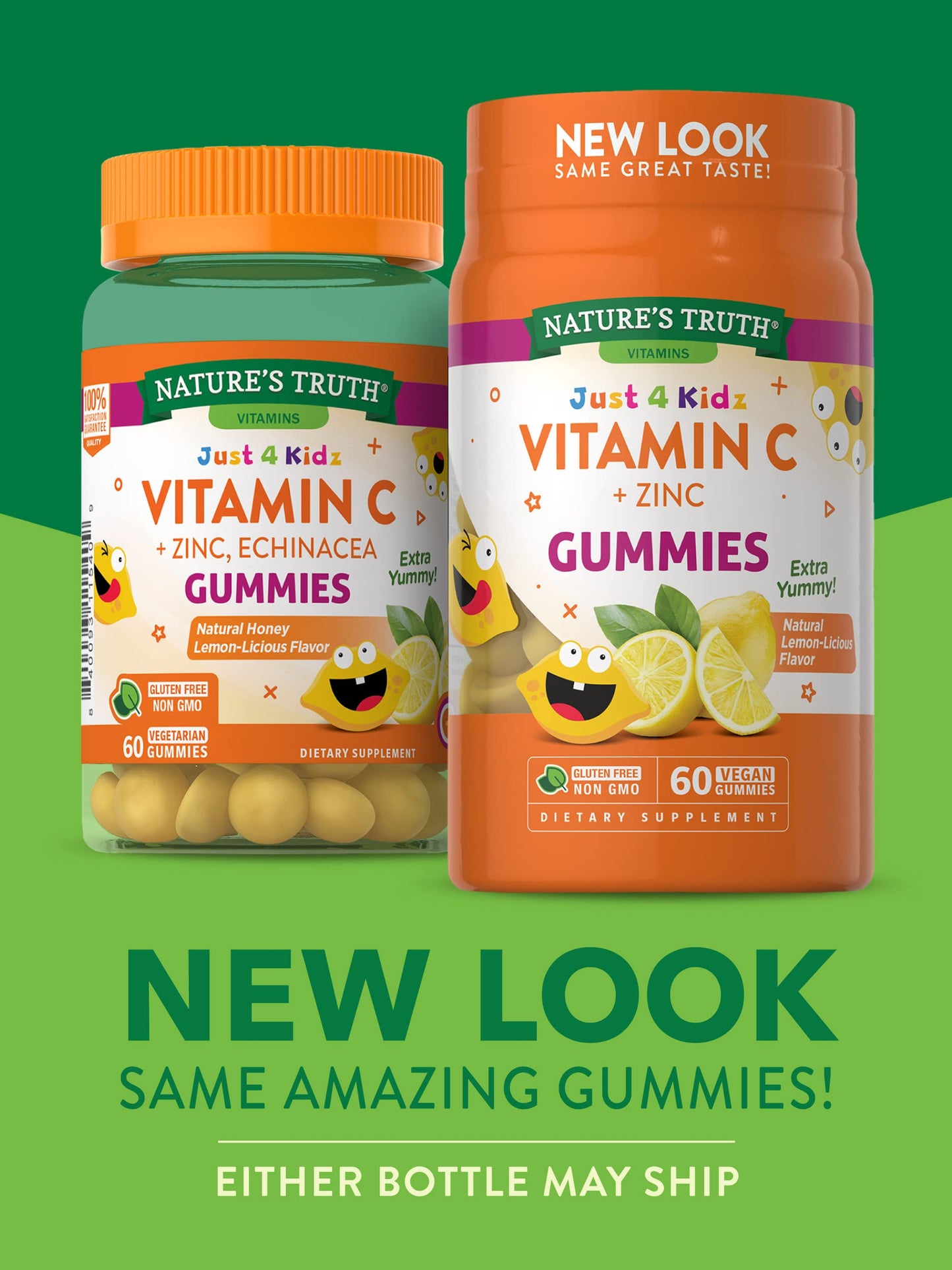 Gomitas saludables Nature's Truth con vitamina c y zinc