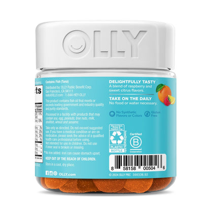 Gomitas saludables OLLY prenatal para desarrollo fetal seguro