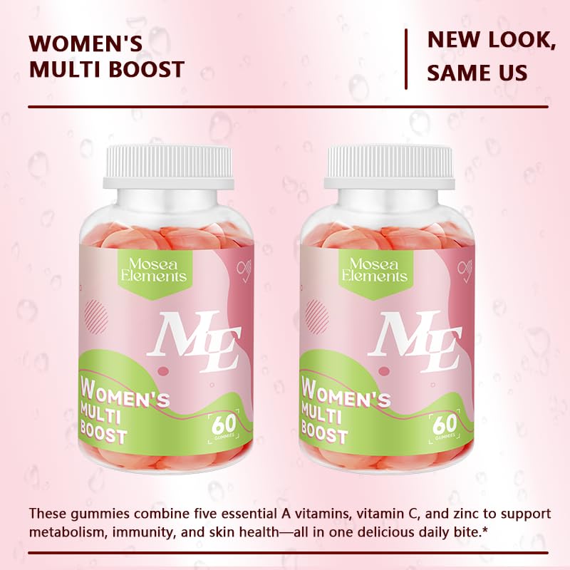 Gomitas multivitamínicas sin azúcar ni alérgenos para mujeres