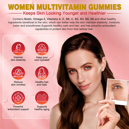 Gomitas multivitamínicas sin azúcar sabor melocotón