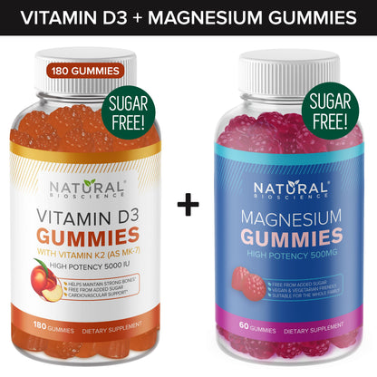 Gomitas sin azúcar Vitamina D3 K2 180 piezas