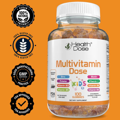 Gomitas multivitaminas para fortalecer el sistema inmune de niños