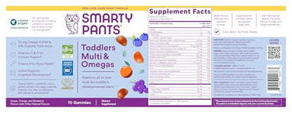Gomitas SmartyPants multivitaminas para niños con sabor frutas