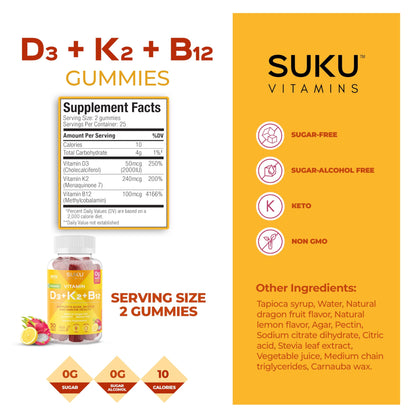 Gomitas SUKU sabor limón fruta del dragón sin azúcar