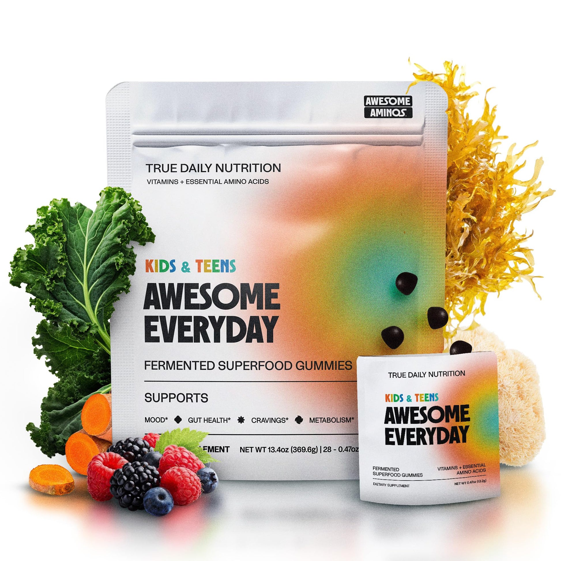Paquete de gomitas superalimento Awesome Everyday para niños