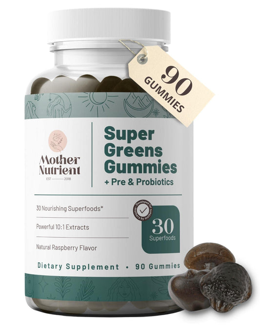 Frasco de gomitas de superalimentos con 90 piezas para mujeres.