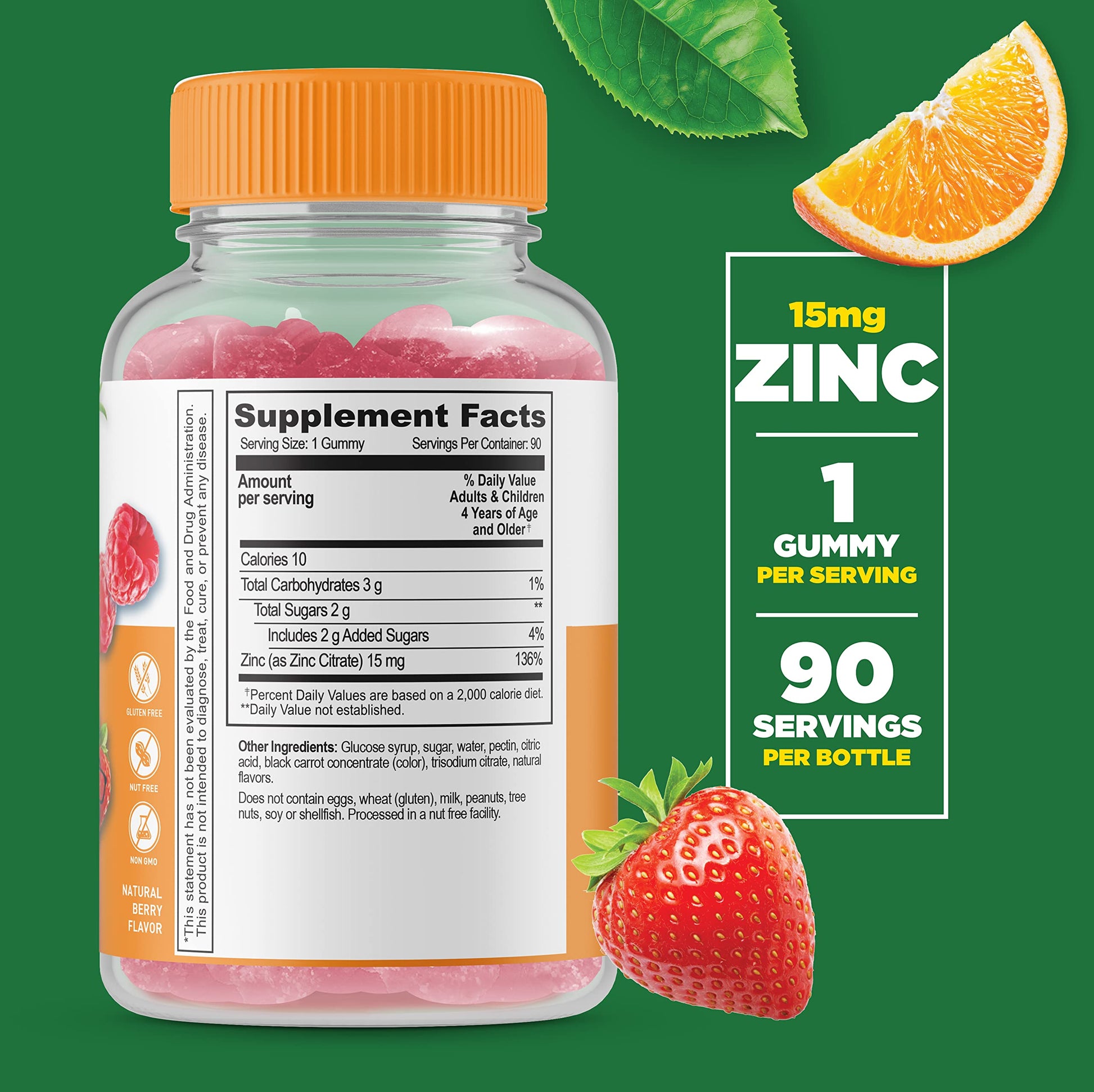 Gomitas veganas Lifeable zinc y biotina de excelente sabor
