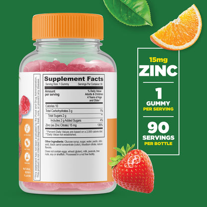 Gomitas veganas Lifeable zinc y biotina de excelente sabor