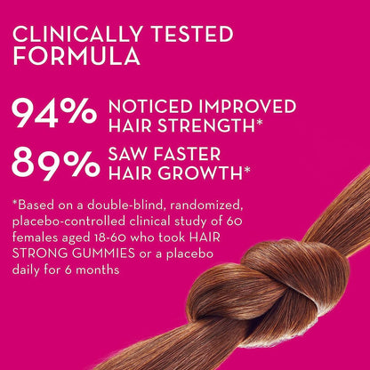 Gomitas veganas HUM Hair Strong vitaminas para cabello piel uñas