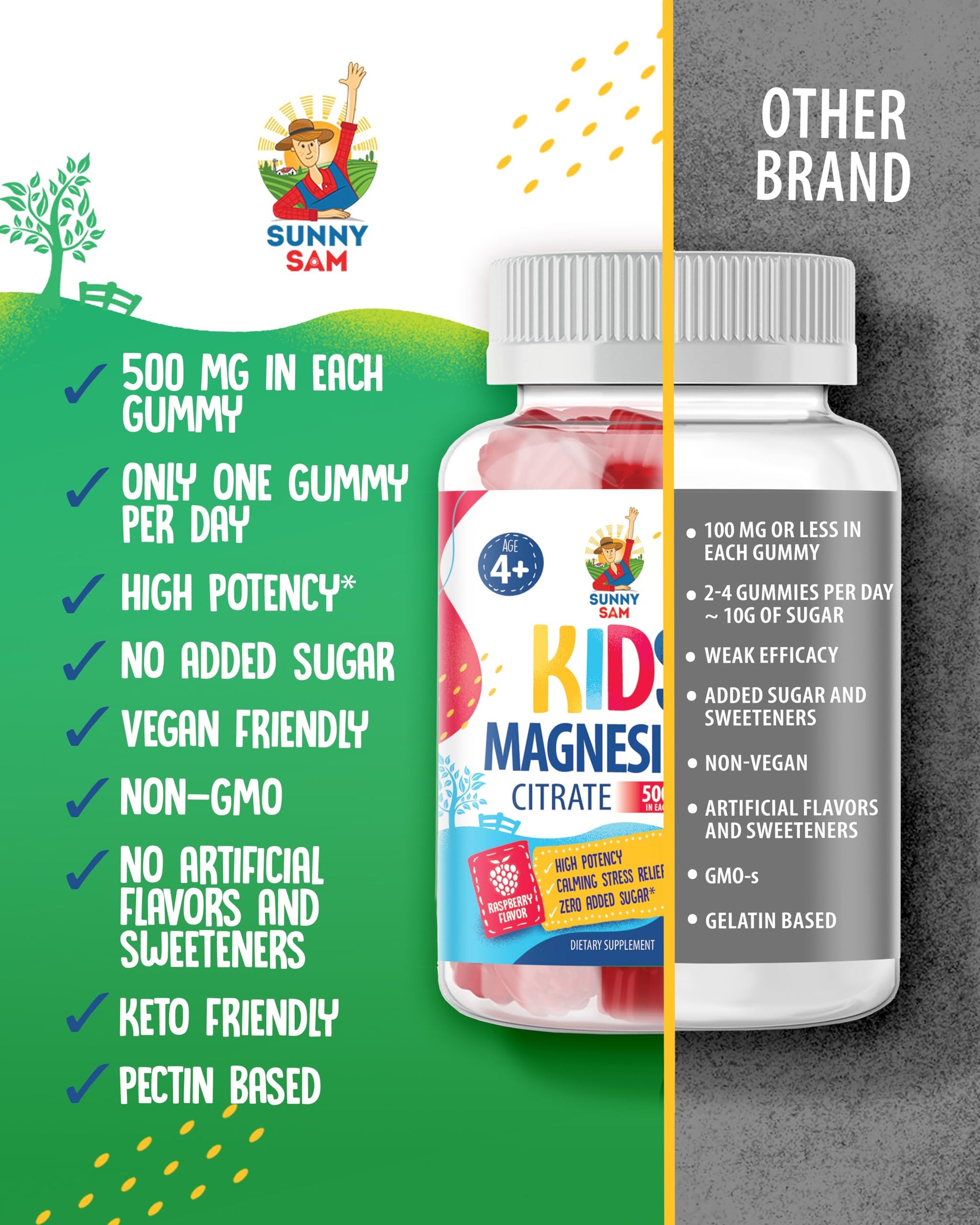 gomitas veganas magnesio d3 k2 sabor frambuesa sin azúcar