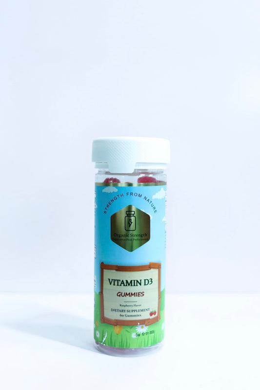 Gomitas veganas con vitamina D3 125mcg Organic Strength