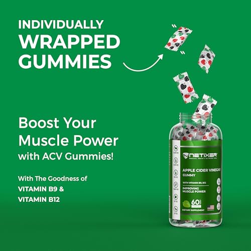 Gomitas veganas nETiXER con vitaminas B9 y B12