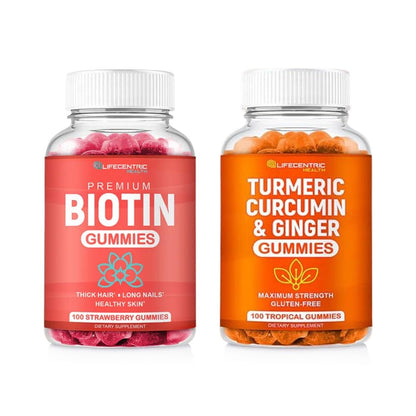 Gomitas veganas biotina 10000mcg para cabello y piel saludables