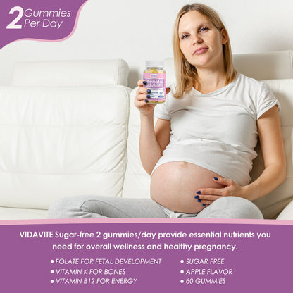 Gomitas VIDAVITE vitamínicas para apoyo fetal y desarrollo neural