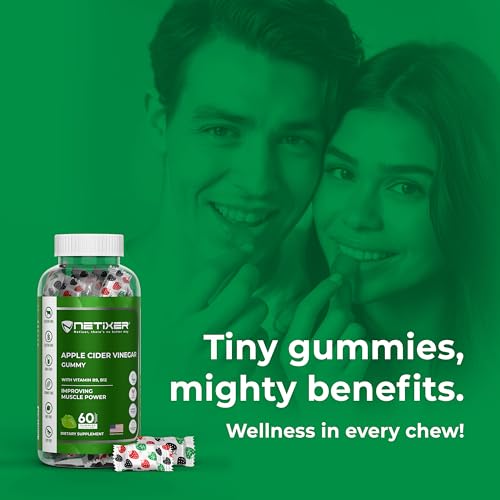 Gomitas con vinagre de sidra para apoyo digestivo