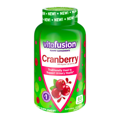 Gomitas Vitafusion arándano salud urinaria botella