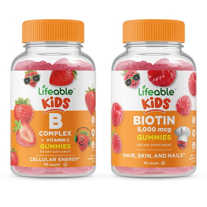 Gomitas vitamina B complex y biotina para niños vitaWorks