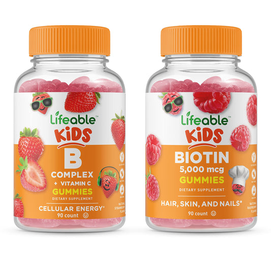 Gomitas vitamina B complex y biotina para niños vitaWorks